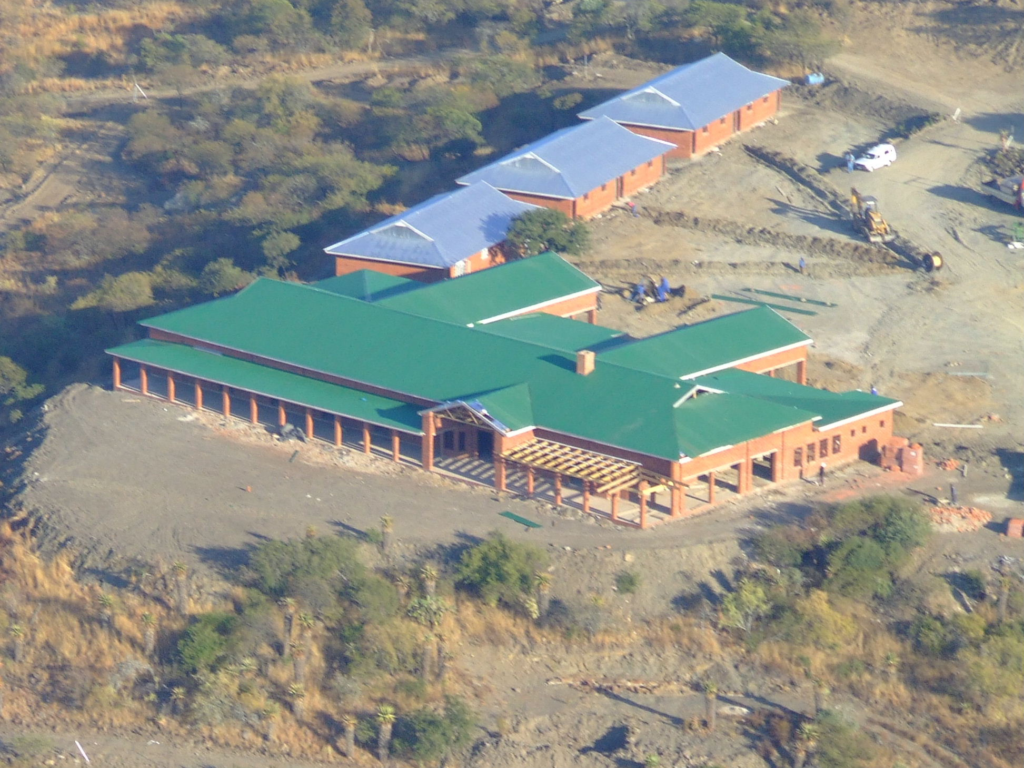 An arial photo of a Community Health Centre in Kwazulu Natal.