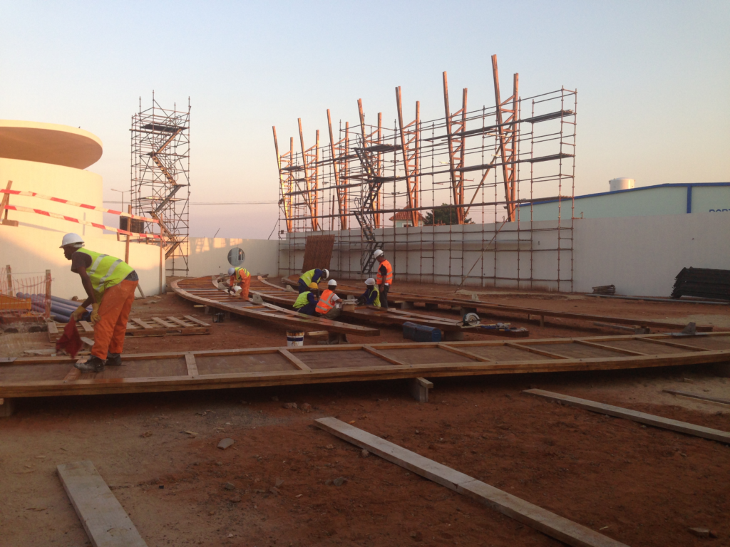 Construction of the Fisheries Museum 1