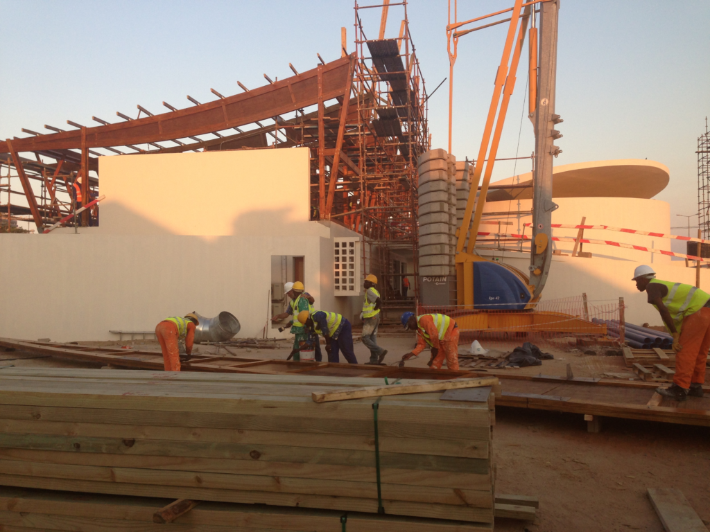 Construction of the Fisheries Museum 2