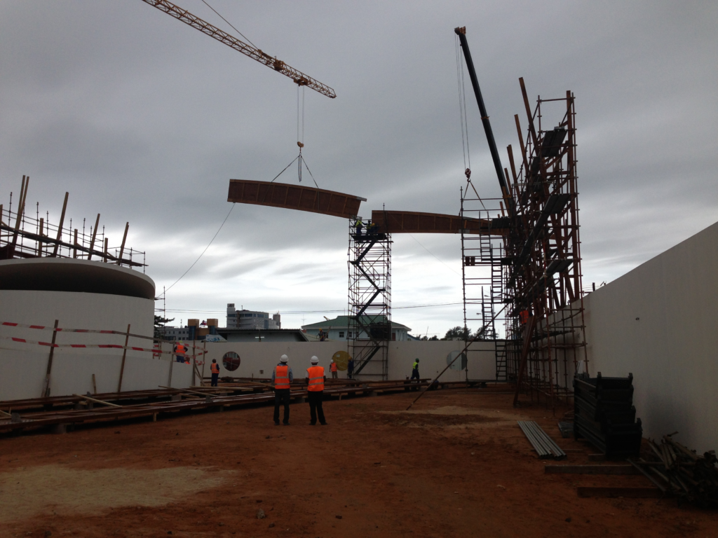 Construction of the Fisheries Museum 3