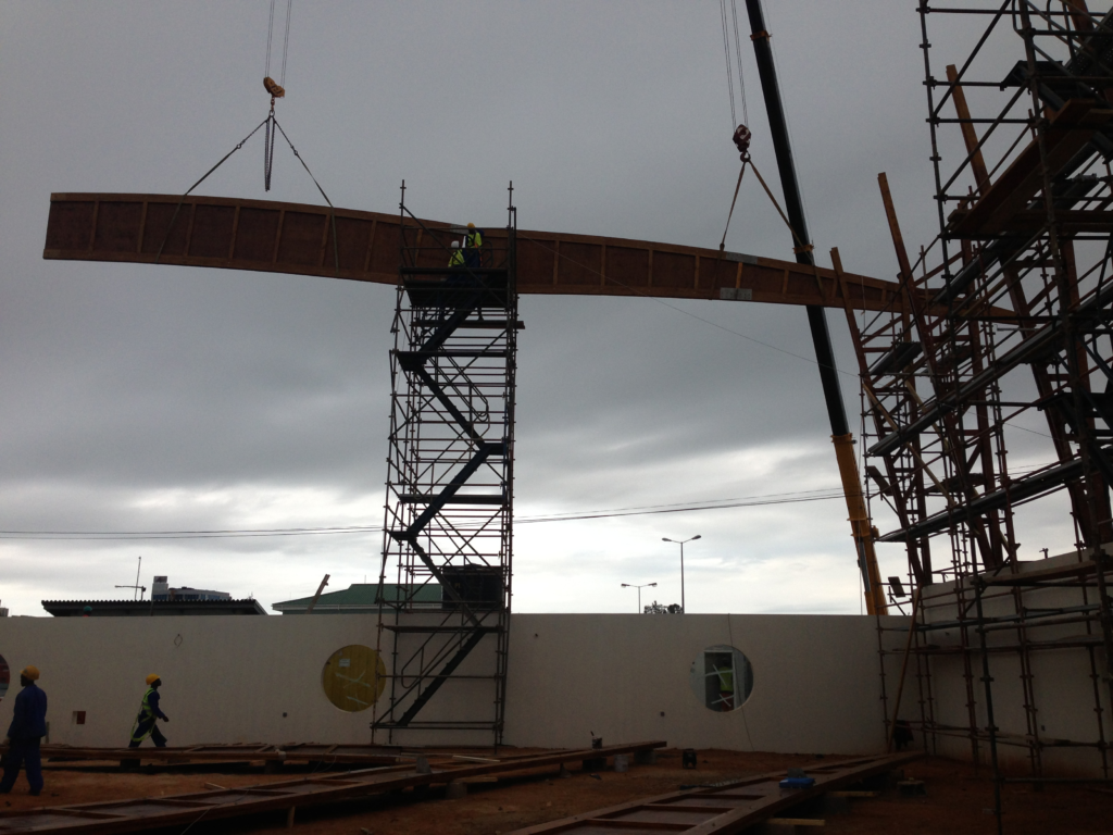 Construction of the Fisheries Museum 4