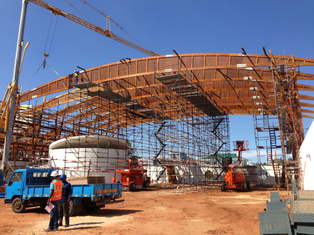Construction of the Fisheries museum