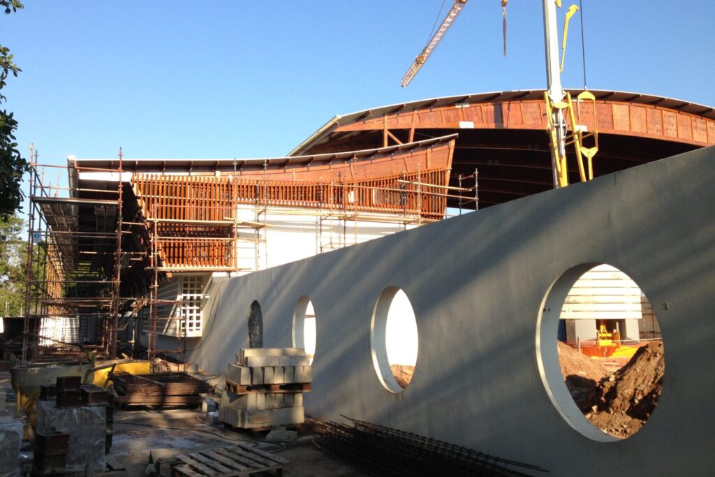 Construction of the Fisheries Museum 11